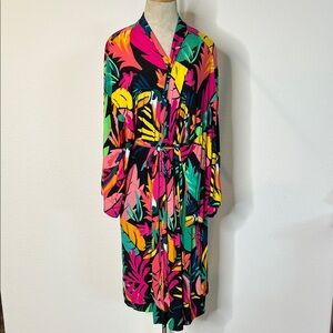 Soma Tropical Print Belted Robe